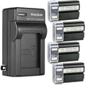 Kastar 4-Pack EN-EL1 Battery and AC Wall Charger Replacement by Kastar