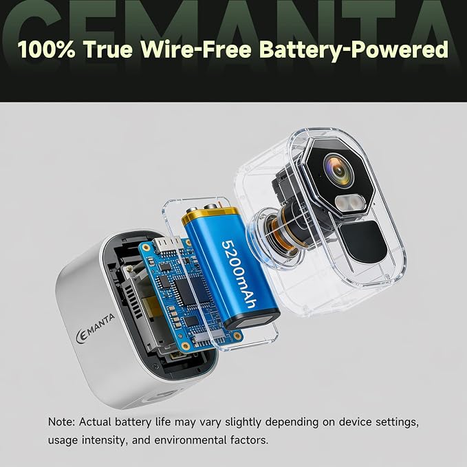 2.5K 4MP Security Camera Wireless Outdoor, Solar Powered WiFi Cameras - Image 4
