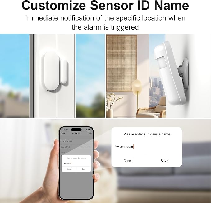 Alarm System for Home Security, Phone App Control Auto Alarm Dial, Real-Time - Image 8