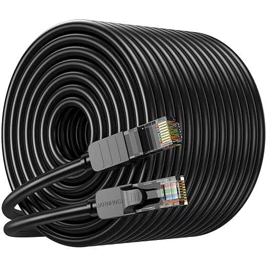 Cat6 Ethernet Cable 500ft with RJ45 Connectors -26AWG UTP Pre-Terminated Long by Unknown