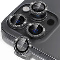 Misea Compatible for iPhone 16 Pro/iPhone 16 Pro Max Camera Lens Protector Bling by Misea