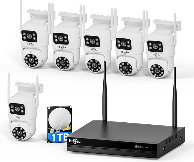Hiseeu Wireless Security Cameras Outdoor, 5G & 2.4G WiFi Pro, Wireless Home by Hiseeu