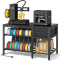 3D Printer Stand with Filament Storage – Heavy Duty Metal 3D Printer Table with by Anrigeail