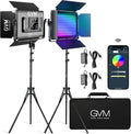 GVM RGB LED Video Light with Lighting Kits, 680RS 50W Led Panel Light with by GVMGreatVideoMaker