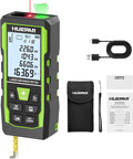 Laser Measuring Tool 3-in-1, Huepar 165 Ft Laser Measure & 33 Ft Green Cross by Huepar