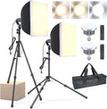 LINCO Lincostore Softbox Photography Lighting Kit 16'' x 16'' Professional by LINCO