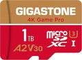 【for Switch 1 Only】 GIGASTONE 1TB Micro SD Card, 4K Game Pro, MicroSDXC Memory by Gigastone