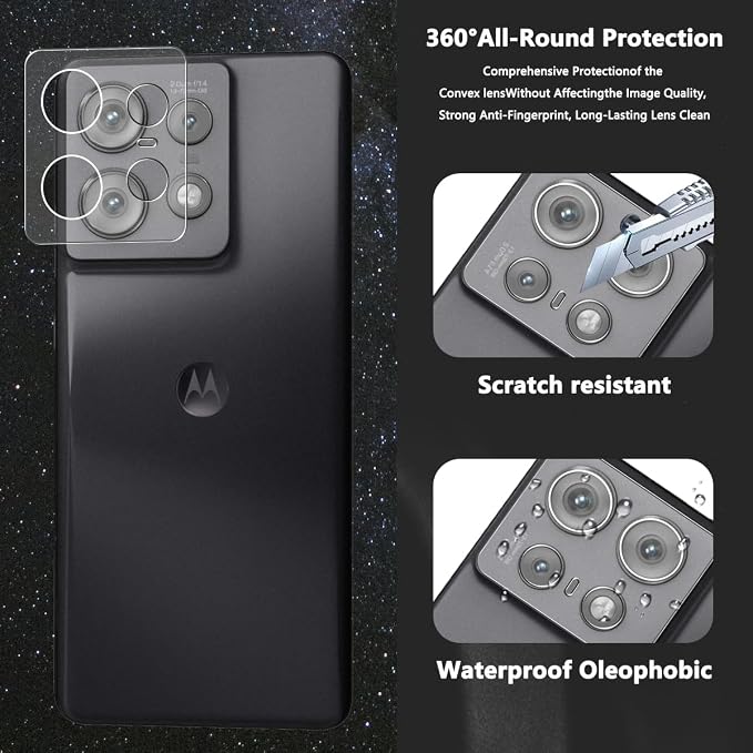 3+2 Pack Screen Protector for Motorola Edge 50 Pro Flexible TPU Film - Image 5