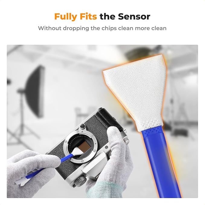 K&F CONCEPT 2-1 16mm APS-C Frame Sensor Cleaning Swab, Viewfinder Cleaning Swab - Image 5
