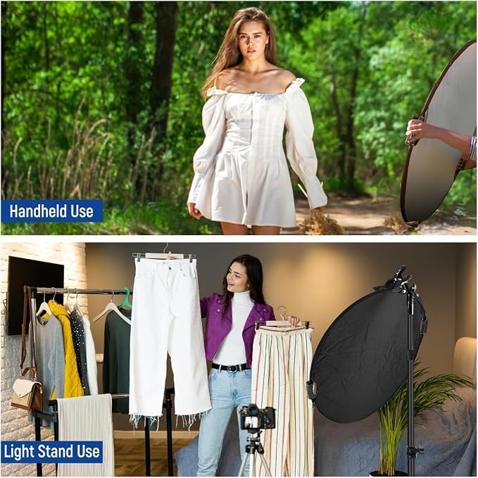 NEEWER 22"/56cm 5 in 1 Light Reflector - Image 4