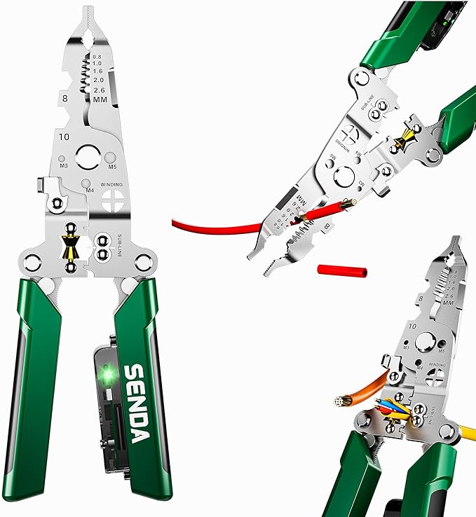 18 in 1 Foldable Wire Stripper by SENDA