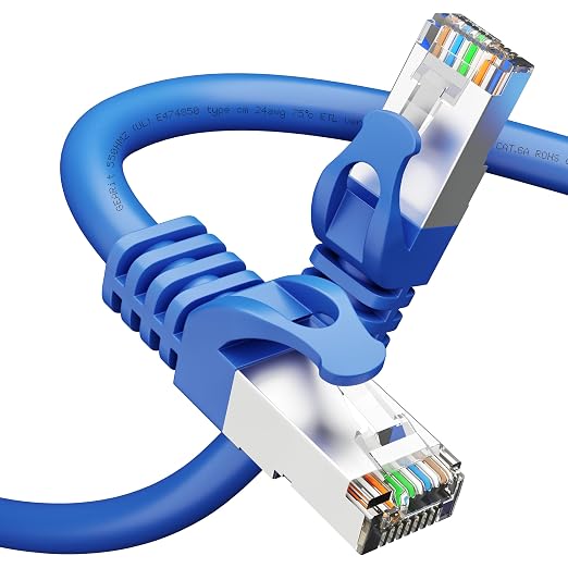 GEARit Cat6A Ethernet Cable 10Gbps Snagless Shielded SSTP, SFTP Shielded by GEARit