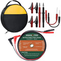 2 Wires 30FT 18AWG Retractable Test Leads by MAKEITPRO