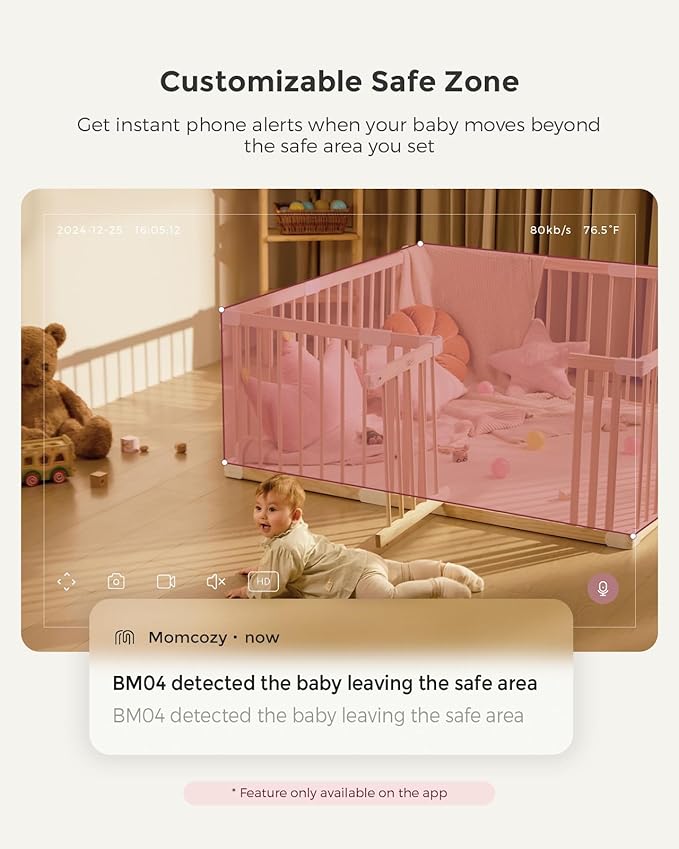 Momcozy Smart WiFi Baby Monitor - Image 4