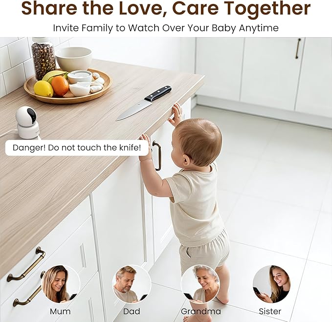 GALAYOU 2K Indoor Cameras for Home Security-Baby/Pet/Dog/Cat Monitor - Image 5