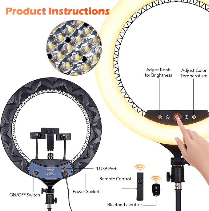 GWO 18 inch LED Ring Light - Image 4