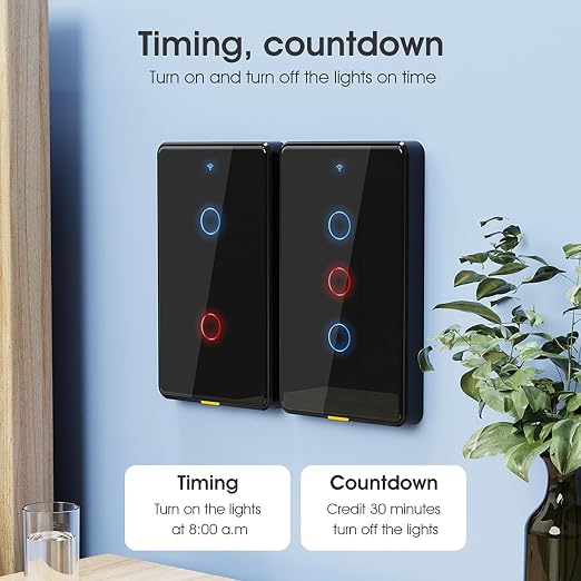 Zigbee Smart Touch Wall Light Switch, Requires ZigBee Hub, No Neutral Wire - Image 9