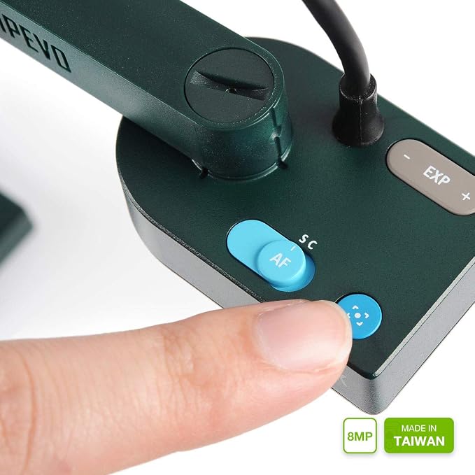 IPEVO V4K Ultra High Definition 8MP USB Document Camera — Mac OS, Chromebook - Image 8