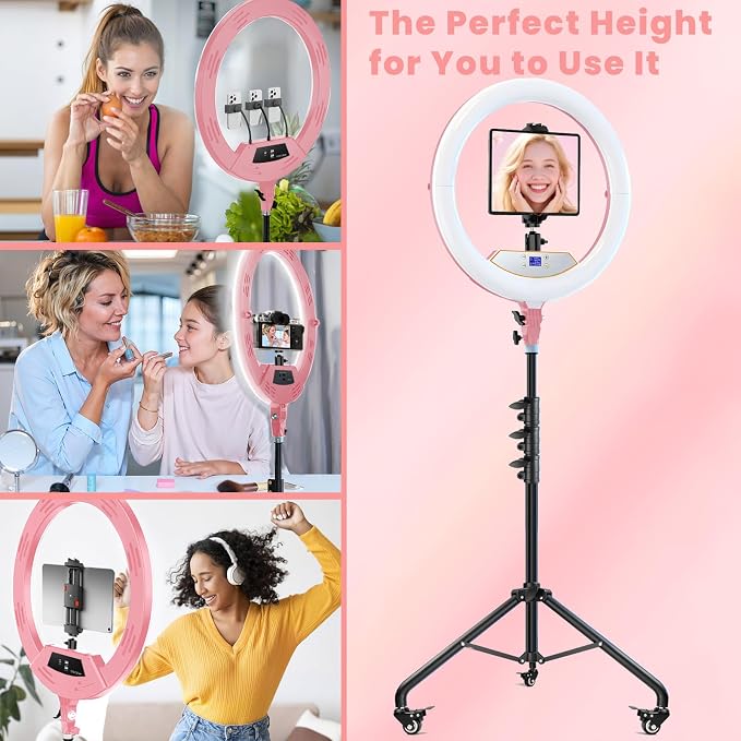 22" Foldable Ring Light with Stand - Image 2