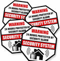 Front Self Adhesive Vinyl Outdoor/Indoor 89mm X 89mm Home Business Security by Rockmount+Electronics