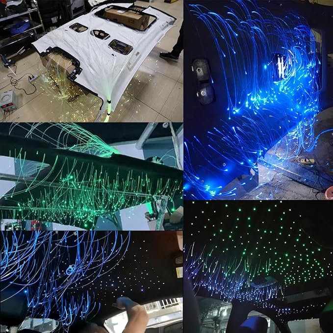 AKEPO End Glow Fiber Optic Light Cable 450pcs*9.8ft/3m*Ф0.03in/0.75mm, PMMA - Image 6