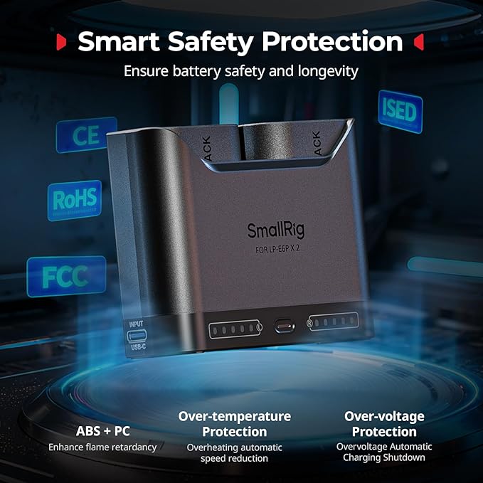SMALLRIG LP-E6P Camera Battery Set - Image 7