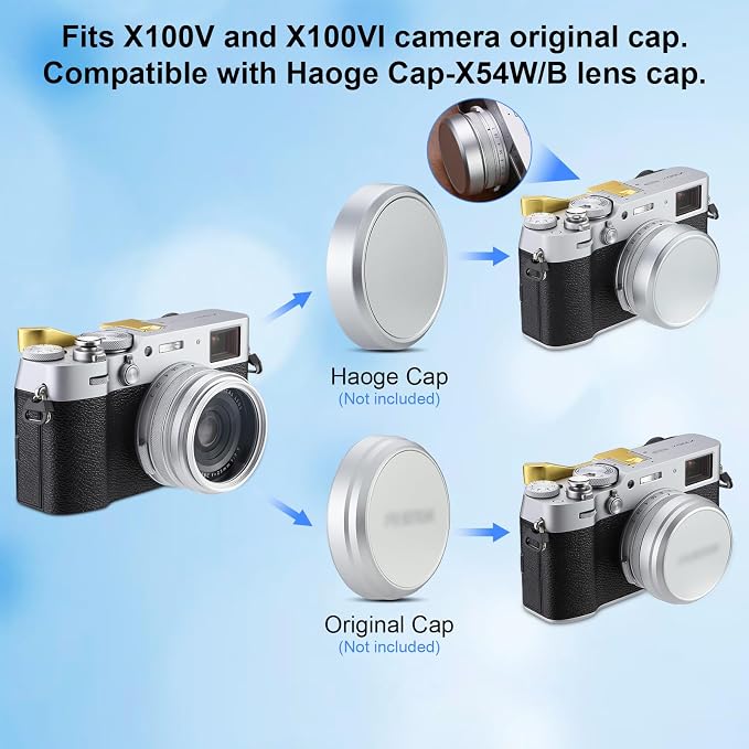 Haoge Lens Filter Adapter Ring for Fujifilm X100VI Fuji FinePix X100V Camera - Image 7