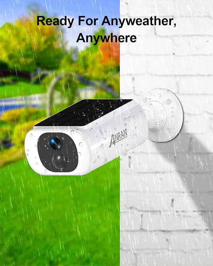 ANRAN 2K Solar Security Camera Wireless Outdoor, Forever Power - Image 6