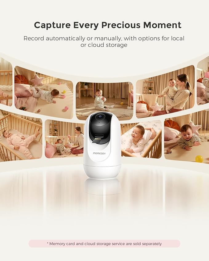 Momcozy Smart WiFi Baby Monitor, APP Control Baby Monitor - Image 8