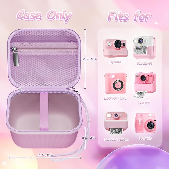 ProCase Kid Instant Print Camera Case, Portable Hard Carrying Storage - Image 2