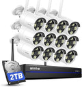ANNKE Wireless Security Camera System 2TB Hard Drive, 16CH 4K WiFi NVR Kit by ANNKE