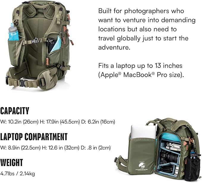 Shimoda Explore v2 25 Starter Kit, Compact Outdoor Photography Travel Backpack - Image 3