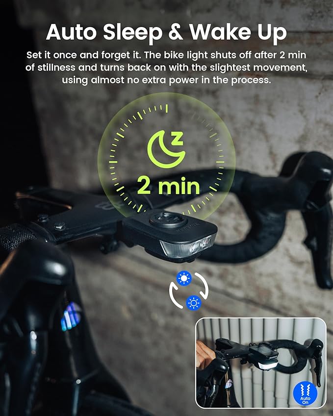 RAVEMEN FR500 Bike Front Light for Night Daytime Riding, Compatible - Image 6