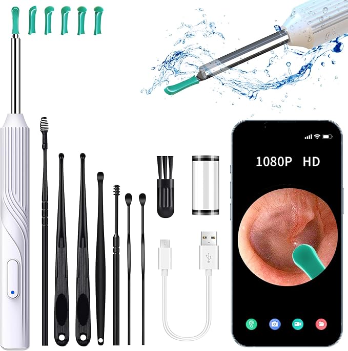 Ear Wax Removal Tool, Ear Cleaner with1080P HD Otoscope Camera, Ear Camera by Unknown