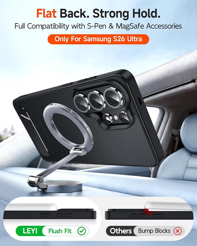 LeYi for Samsung Galaxy-S26-Ultra Case: for Magsafe S 26 Ultra Phone Funda para - Image 4