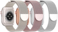3 Pack Mesh Metal Band Compatible by Steezrd