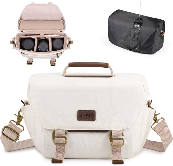 SMRITI Canvas Camera Bag Small- DSLR/SLR Waterproof Camera Bag by SMRITI