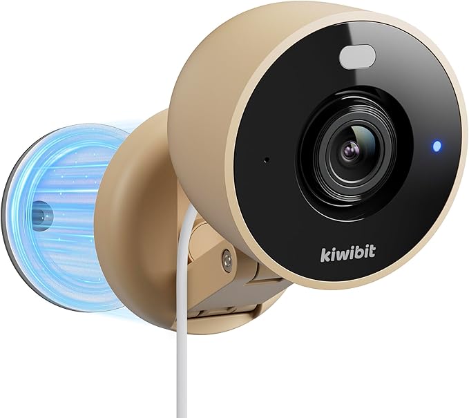 Kiwibit 2K Security Camera Indoor/Outdoor, Pet Camera, Baby Monitor, Magnetic by Kiwibit