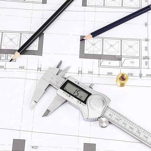 Electronic Digital Calipers, inch and Millimeter Conversion, LCD Screen - Image 6