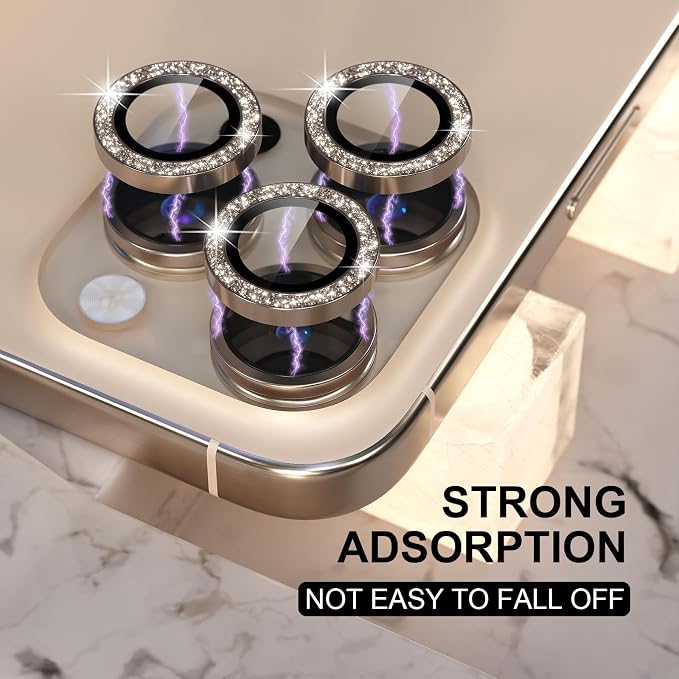 Choiche Compatible for iPhone 16 Pro/iPhone 16 Pro Max Camera Lens Protector - Image 6