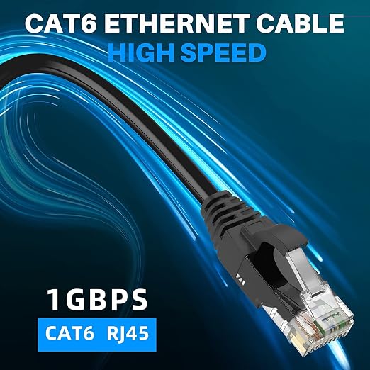 Adoreen 1 Ft-3 Pack Cat 6 Ethernet Cable, High Speed Short Patch Cables - Image 4