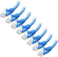 Cable Matters 1Gbps 8-Pack Snagless Short Cat 5e Ethernet Cable - 3ft by CableMatters