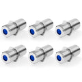 VCE 3GHz Coaxial Cable Connector, RG6 Coax Cable Extender F-Type Nickel Plated by VCE