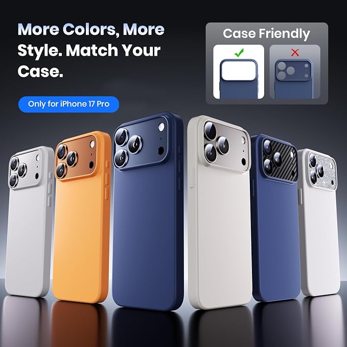 Hoerrye for iPhone 17 Pro Camera Lens Protector - Image 6