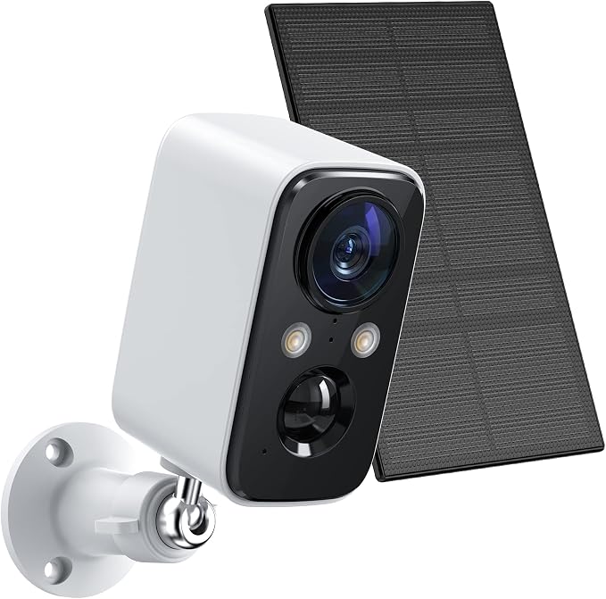 Solar Panel Security Cameras Wireless Outdoor by FOAOOD