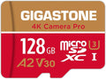 【5-Years Data Recovery】 GIGASTONE 128GB Micro SD Card, 4K Video Recording by Gigastone