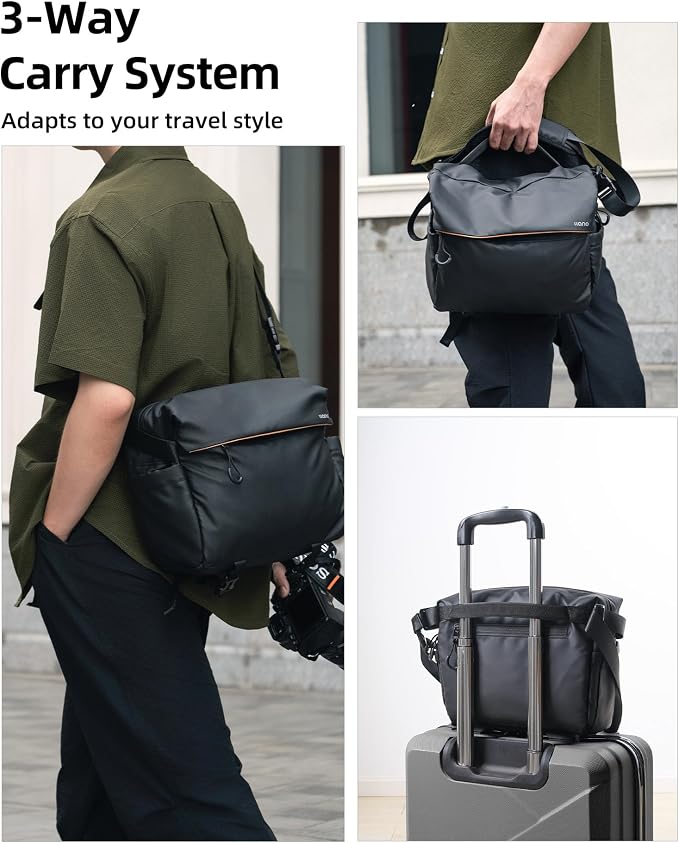 llano 6L Camera Sling Bag for Photographers, DSLR Shoulder Bag Small, Compact - Image 8