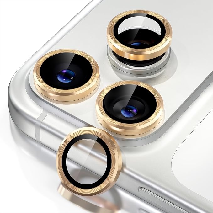Misea Compatible for iPhone 17 Pro/iPhone 17 Pro Max Camera Lens Protector by Misea