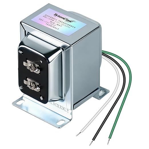 24V 40VA Hardwired Transformer for Ring Video Doorbell, Eufy & Smart Thermostats by Unknown