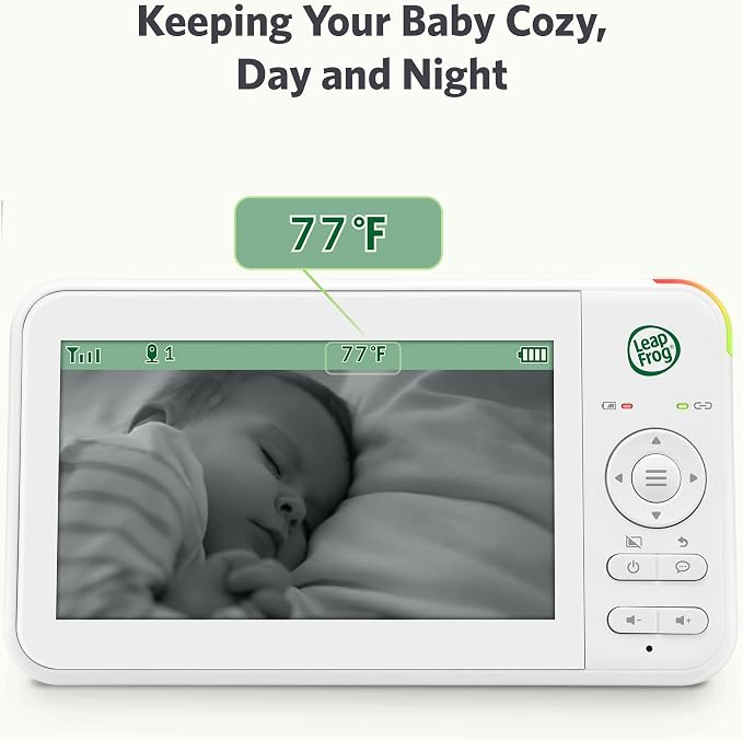 LeapFrog LeapView Twoo Video Baby Monitor, 5-Inch Screen, 360° Coverage Owl - Image 9